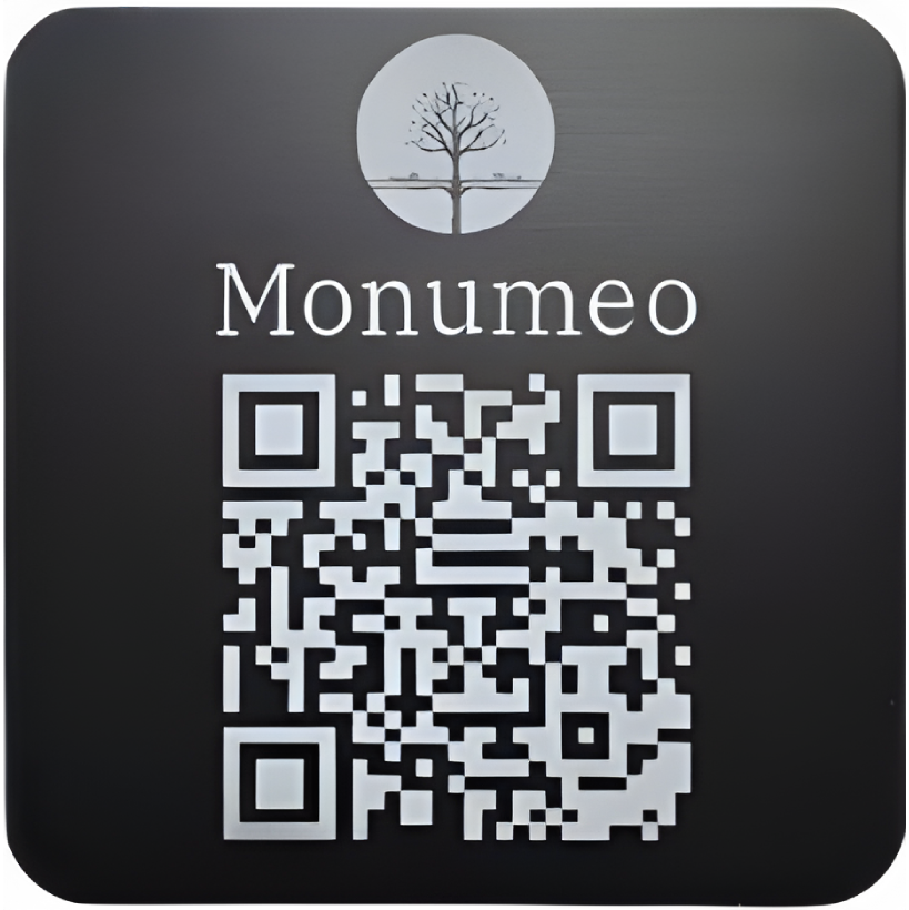 QR-Code für Grabstein - Digitale Gedenkseite Monumeo